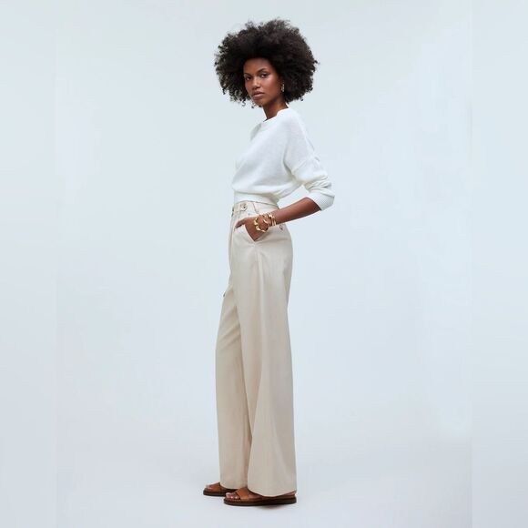 Madewell NWT The Harlow Wide-Leg Pants Size 2 in Harvest Moon - Picture 3 of 15